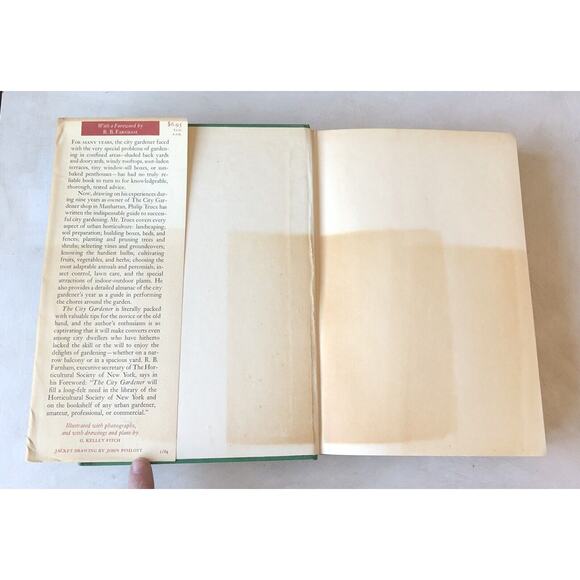 Vintage 1964 City Gardener 1st Ed HC Book Rooftop Terrace Balcony DJ Illus Truex - Picture 4 of 16